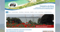 Desktop Screenshot of feriendorf-ostsee.de